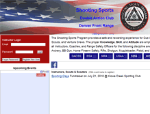 Tablet Screenshot of dacshootingsports.org